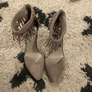 Steve Madden fringe heels